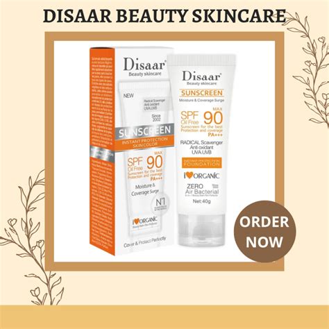 Disaar Facial Sunscreen Cream Spf 90 Pa Moisturizing Skin Protect Sunblock Lazada Ph