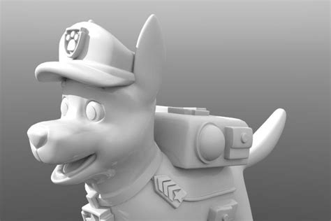 Stl File Chase Paw Patrol・3d Printable Model To Download・cults