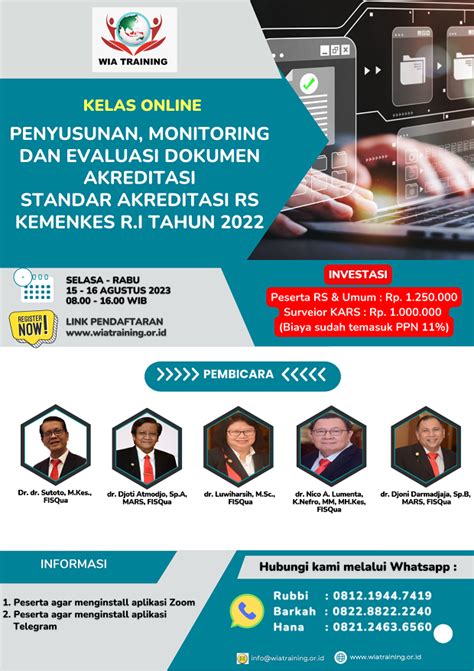 Kelas Online Penyusunan Dokumen Akreditasi Rs Kars