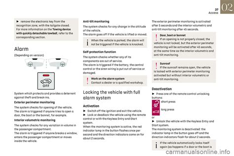 Sunroof Citroen Ds Crossback Owners Manual Pages