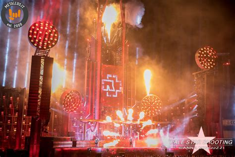 Rammstein Una Data AllRCF Arena Campovolo Di Reggio Emilia A Luglio