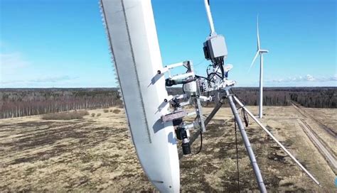 Aerones Robotic Wind Turbine Blade Care System