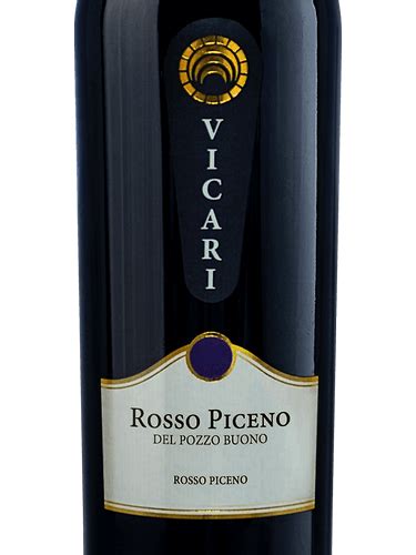 Vicari Rosso Piceno Del Pozzo Buono Vivino US