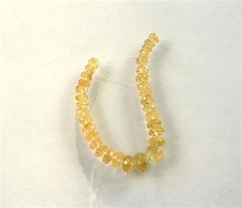 Imperial Topaz Faceted Rondelle Beads Aaa Mm Etsy Brazil