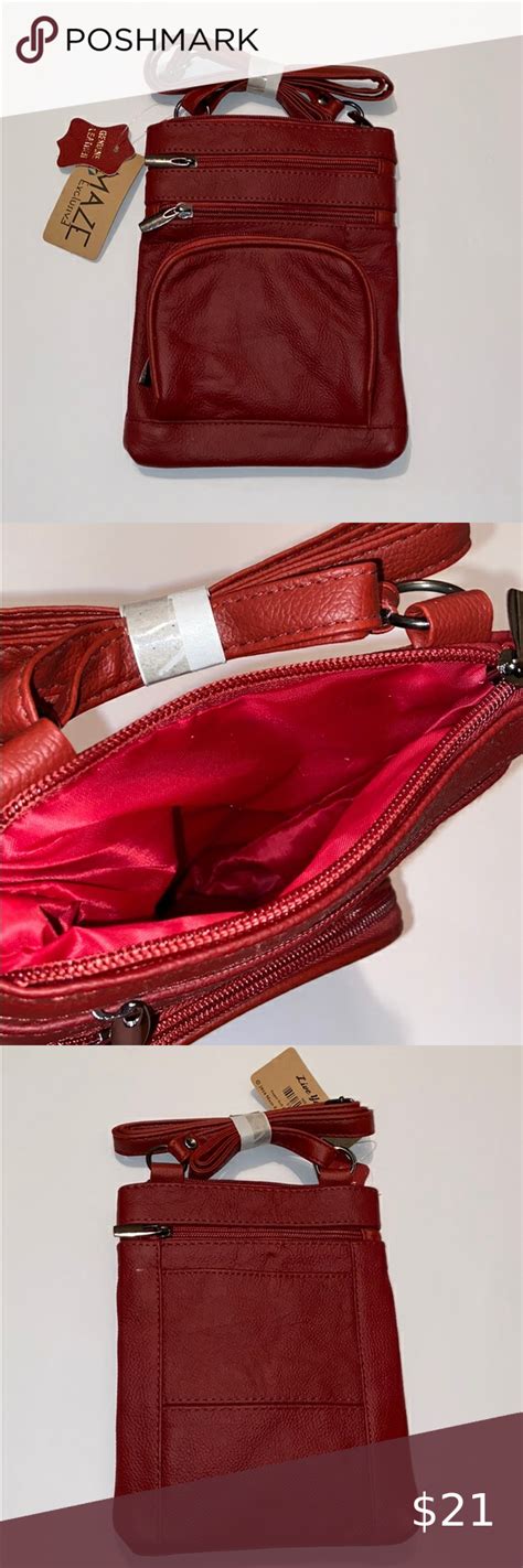 Maze Exclusive Maroon Genuine Leather Purse In 2020 Genuine Leather Purse Leather Purses