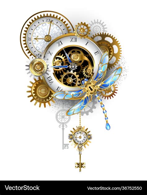 Steampunk Clock Drawing