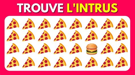 Trouve L Intrus Emoji Quiz Facile Moyen Difficile Impossible