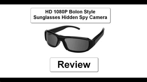 Hd 1080p Bolon Style Sunglasses Hidden Spy Camera Youtube