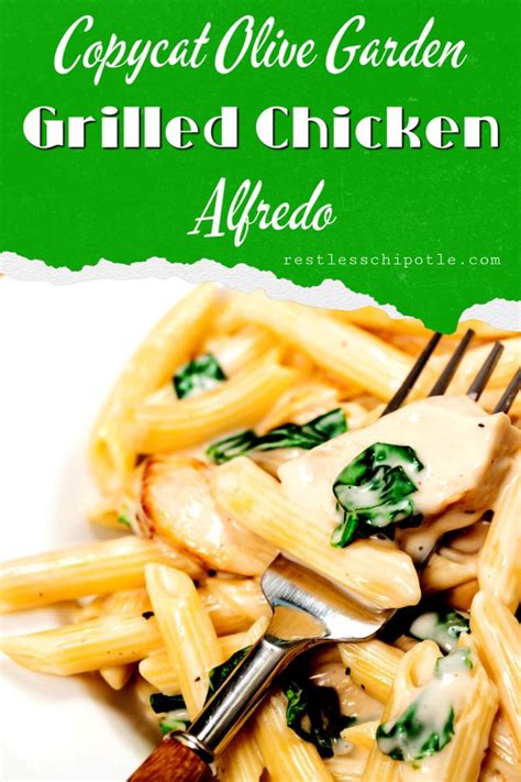 Grilled Chicken Alfredo That Beats Olive Garden Opskrift