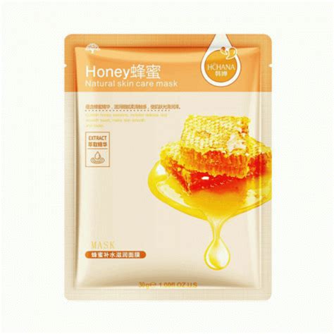 ⚕ Купить Питательная и увлажняющая тканевая маска для лица HCHANA Honey ...