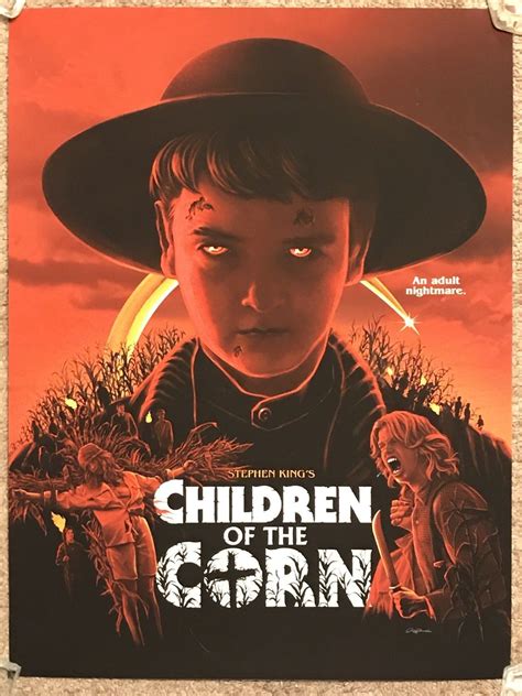 Gary Pullin Stephen King Children Of The Corn Movie Print Poster Mondo