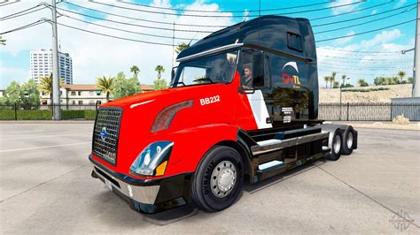 Cntl De La Piel Para Camiones Volvo Vnl Para American Truck Simulator