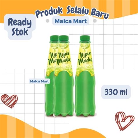 Jual Nipis Madu Lime Soda 330ml Shopee Indonesia