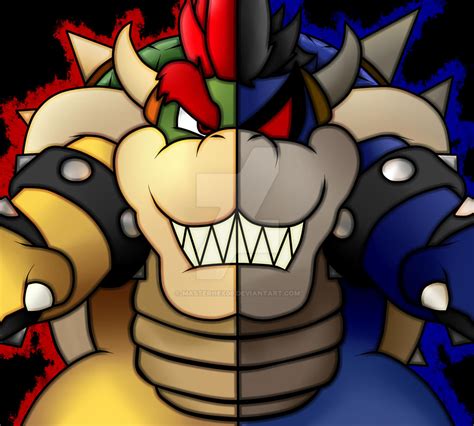 Bowser And dark bowser by MasterHex06 on DeviantArt