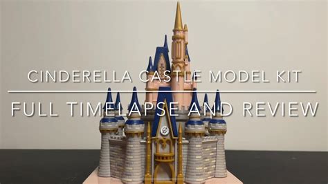 Cinderella Castle Model Kit Full Timelapse And Review Youtube