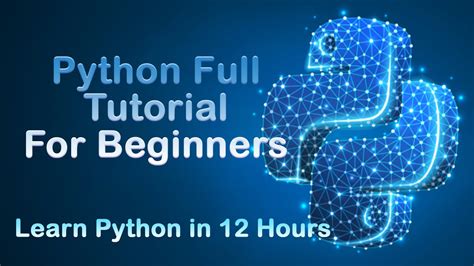 Python Full Course Learn Python In 12 Hours Python Tutorial For Beginners Learn