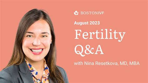 Fertility Live Q A Dr Nina Resetkova Youtube