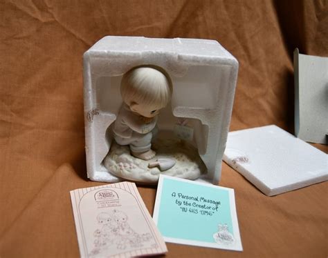 Precious Moments Figurine By Enesco Sam Butcher Number Etsy In 2022 Precious Moments