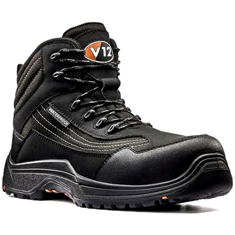 V Footwear Caiman V Black Metal Free Safety Boot S Hro Src