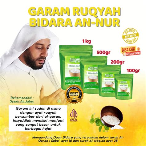 Jual Garam Ruqyah An Nur Untuk Mandi Metode Pembuka Aura Rezeki Karir