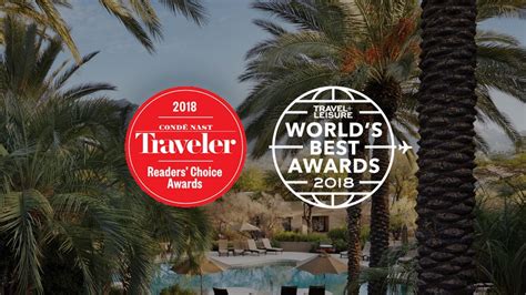 Condé Nast Traveler Readers Choice Awards Logo For Miraval Arizona Miraval Resort Resort Spa