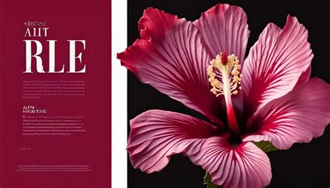 Roselle Hibiscus On Alpha Layer Premium Ai Generated Image