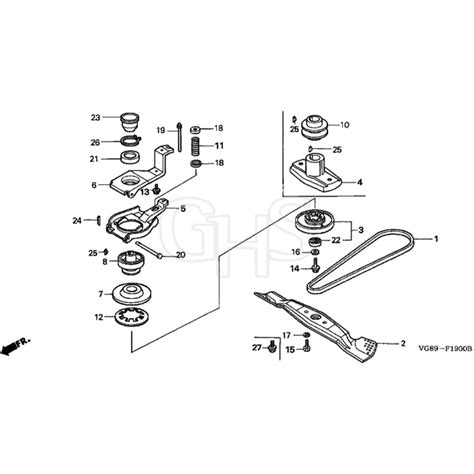 Honda Hrb C Sdee A Mzcf Blade Diagram Ghs