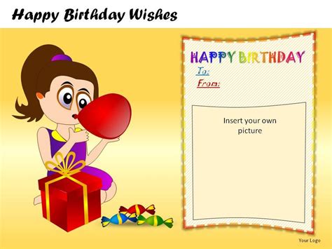 Happy Birthday Wishes Powerpoint Presentation Slides Presentation