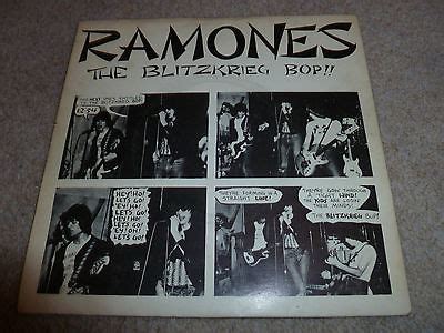 Ramones Blitzkrieg Bop Vinyl Ps Single Uk Original Top Copy