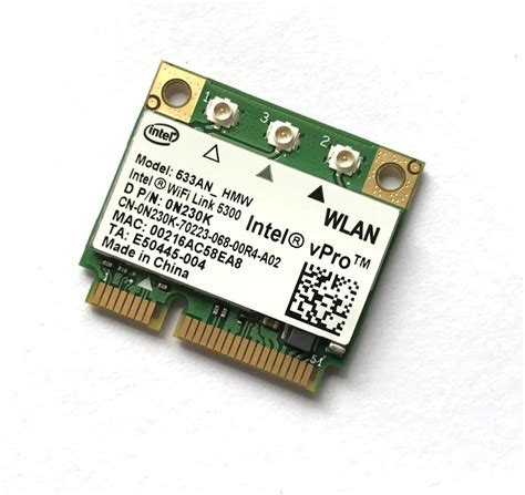 For Intel 450Mbps WIFI Link 5300 AGN 533AN HMW 802 11n Mini PCI E Half