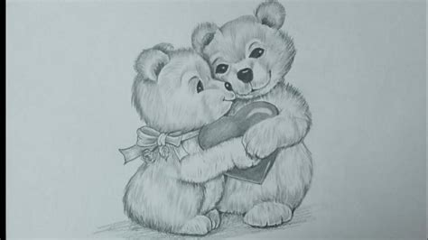 Drawings Of Love Teddy Bears