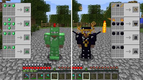 Emerald Obsidian Armor Tools Minecraft Mods