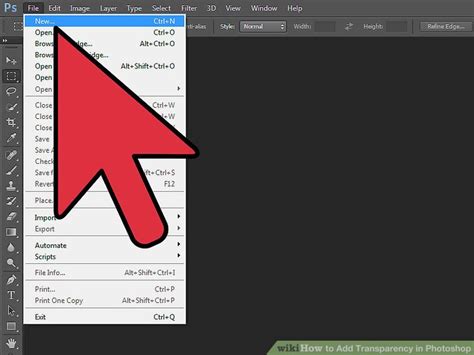 4 Ways to Add Transparency in Photoshop - wikiHow