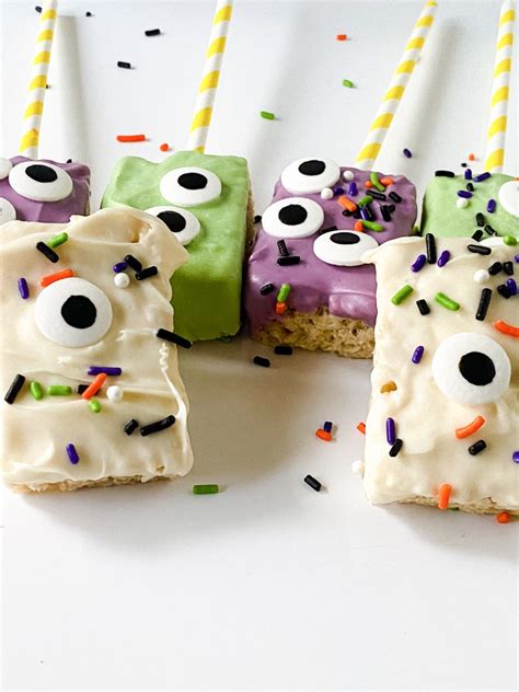 The Easiest Monster Rice Krispie Treats