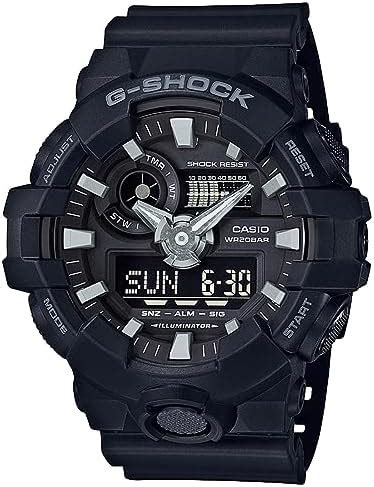 Casio Resin G Shock Analog Digital Black Dial Band Men S Watch Ga