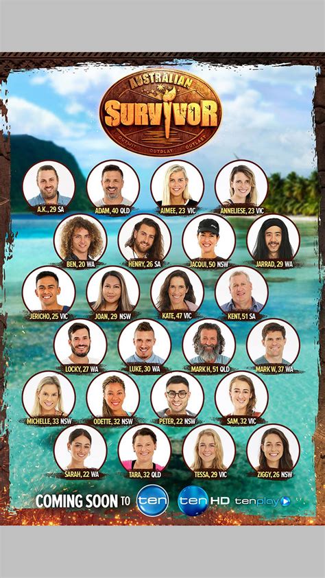 Aus Australian Survivor 2017 Full Cast Reveal Rsurvivor