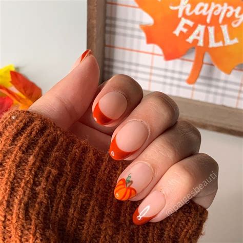 Hello Pumpkin Fall Nails Etsy Halloween Nails Simple Nails Nail