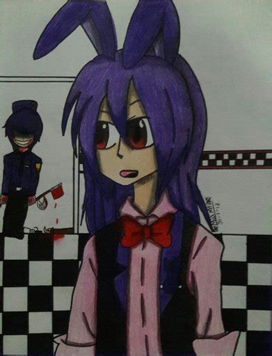 💙dibujo De Bonnie💜 🐻fnaf Human🐻 ⭐amino⭐ Amino