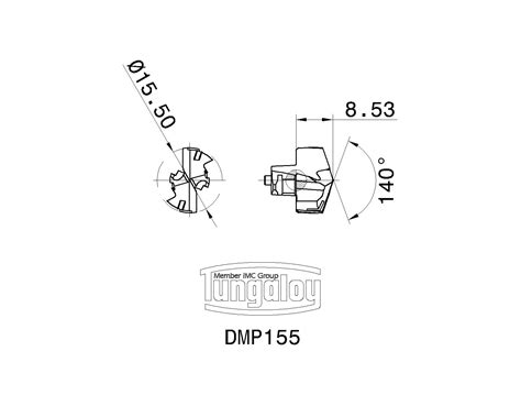 Dmp Dmp Tungaloy Cutting Tools Metal Working Tools
