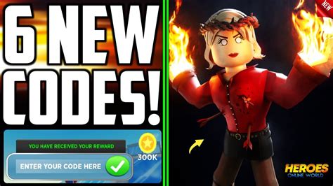 Update Heroes Online World Roblox Codes Code Heroes Online World