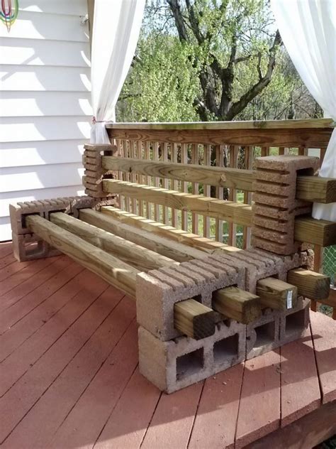 Diy Cinder Block Outdoor Bench 4 Easy Tips The Owner Builder Network