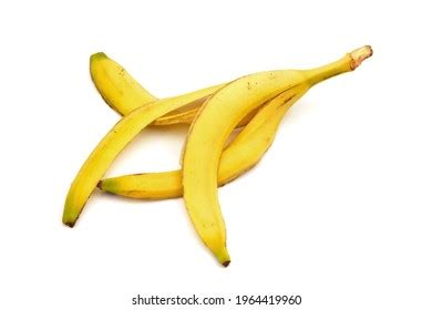 Banana Peel On White Background Stock Photo Shutterstock