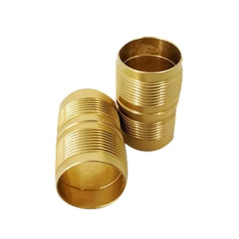 Cnc Machining Brass Fittings Bushing Copper Brass Contact Parts China Pogo Pin Connector And