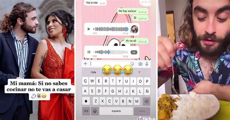 TikTok Viral Peruana Recibe Consejos De Su Esposo Europeo Para Cocinar