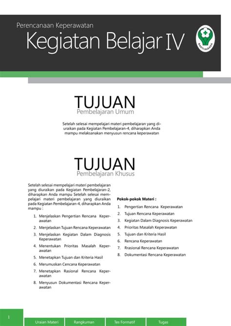 Perencanaan Keperawatan PDF