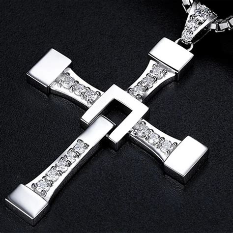 Collier Avec Pendentif En Croix Pour Homme Chaîne Tendance Fast