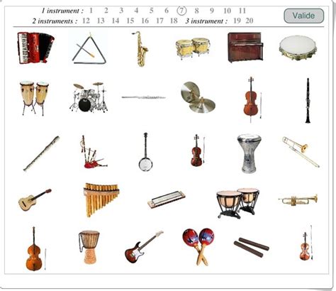 El Juego De Los Instrumentos Juego De M Sica Jeux Instruments