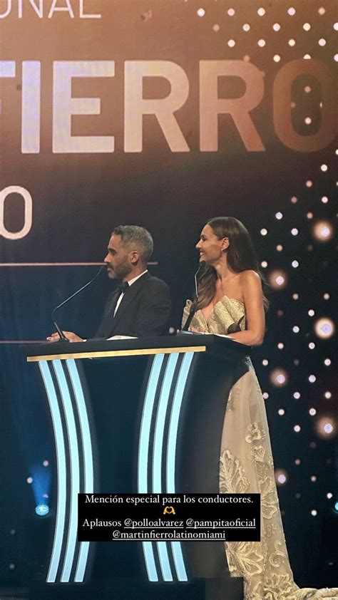 Martín Fierro Latino 2023 Así Fue El Encuentro Entre Pampita Y La