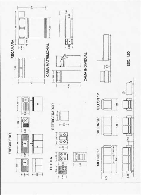 Arquitectura Muebles Para Planos Con Medidas Interior Design