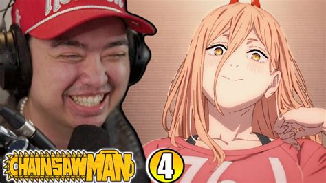 DENJI COPS A FEEL CHAINSAW MAN EPISODE 4 REACTION YouTube